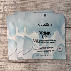 Avatara Drink Up Hydro Sheet Face Mask Pack of 3